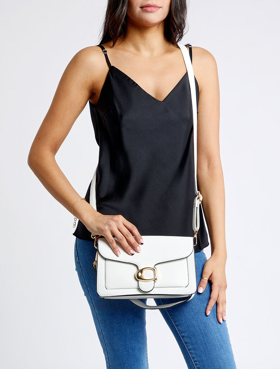 Sac bandoulière Dominique - Blanc - 6