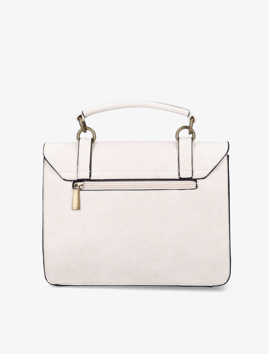 Sac cartable Bobbie - Écru - 3