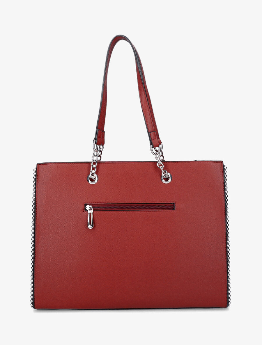 Sac cabas Maxence - Rouge - 3