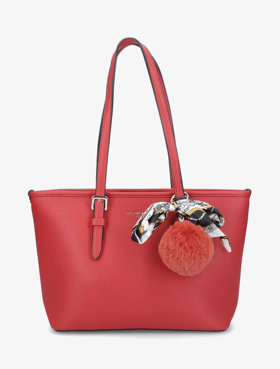 Sac cabas Justine - Rouge - 1