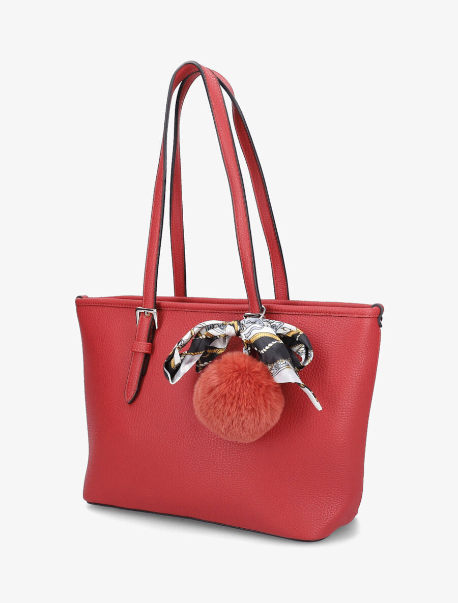 Sac cabas Justine - Rouge - 2