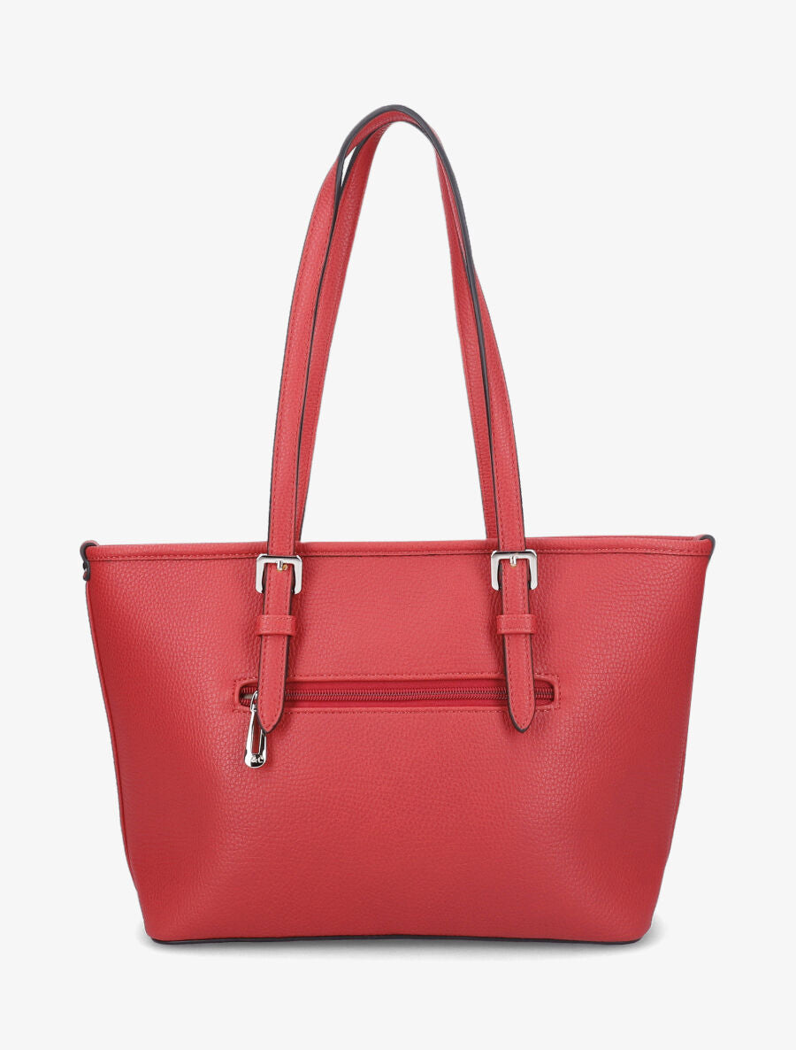 Sac cabas Justine - Rouge - 3