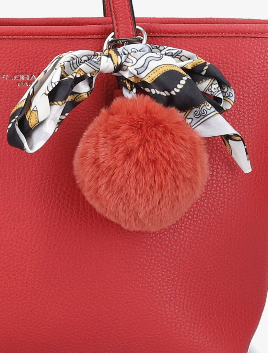 Sac cabas Justine - Rouge - 4