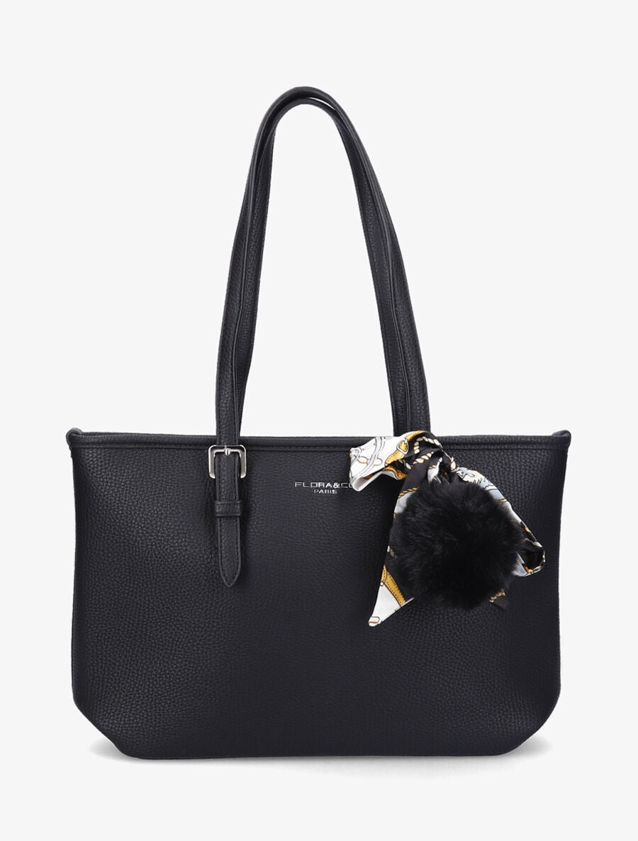 Sac cabas Justine - Noir - 5
