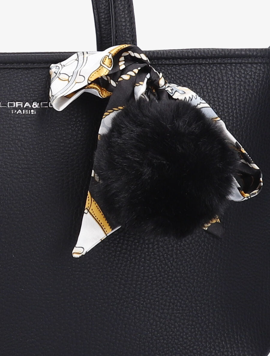Sac cabas Justine - Noir - 4