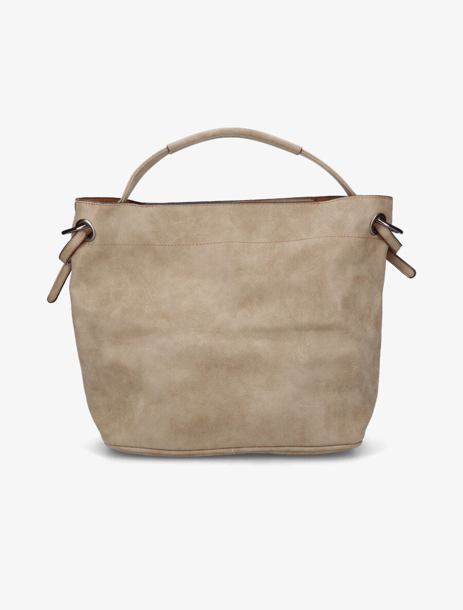 Sac cabas Elena - Beige - 4