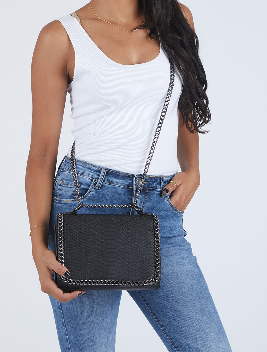 Sac besace Olivia - Noir - 5