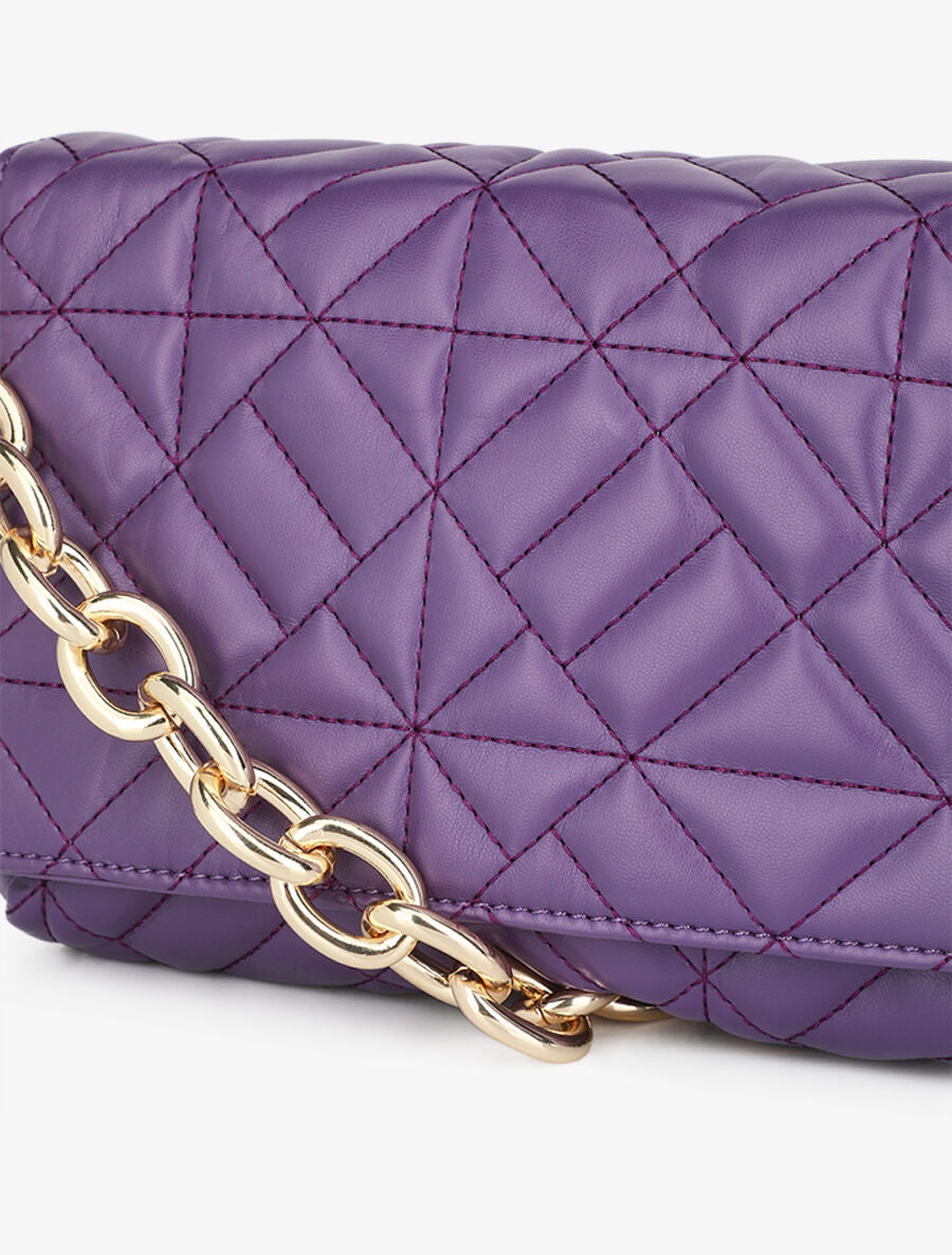 Sac besace Gianella - Violet - 4