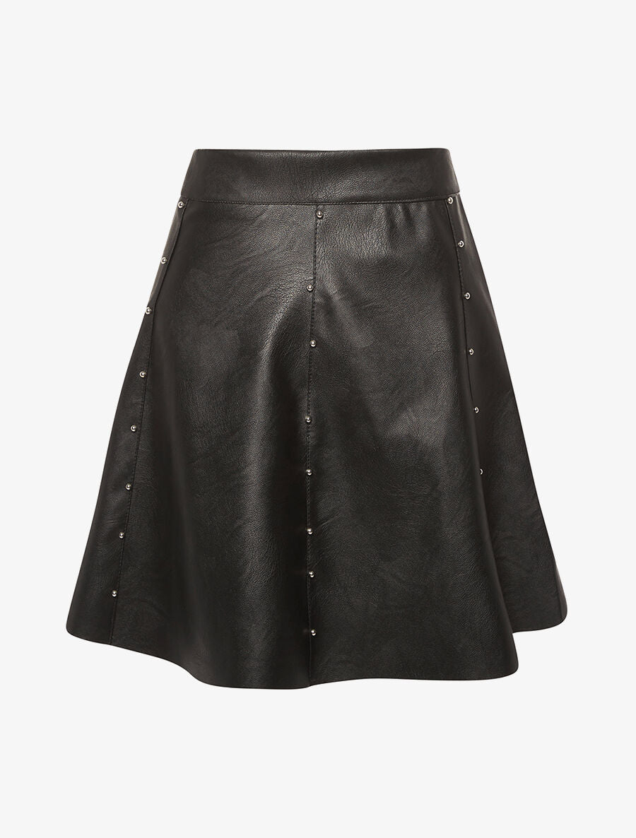 Jupe évasée à billes - noir - 1