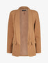 Blazer long à col châle - Camel - 5