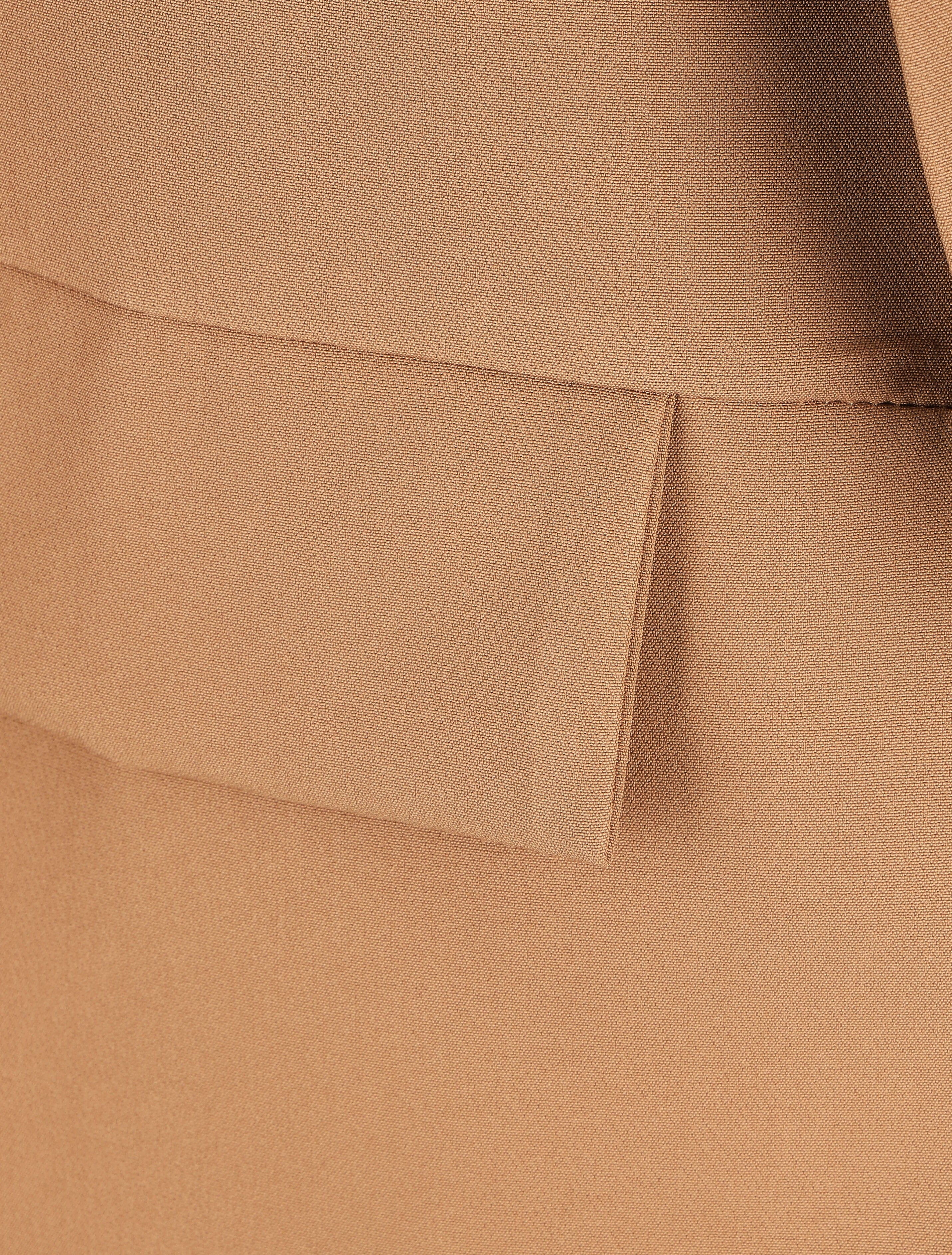 Blazer long à col châle - Camel - 3