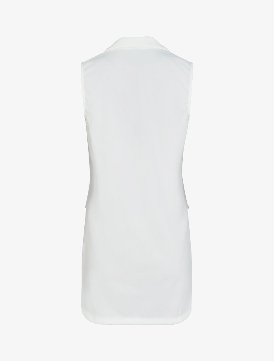Blazer sans manches - Blanc - 2