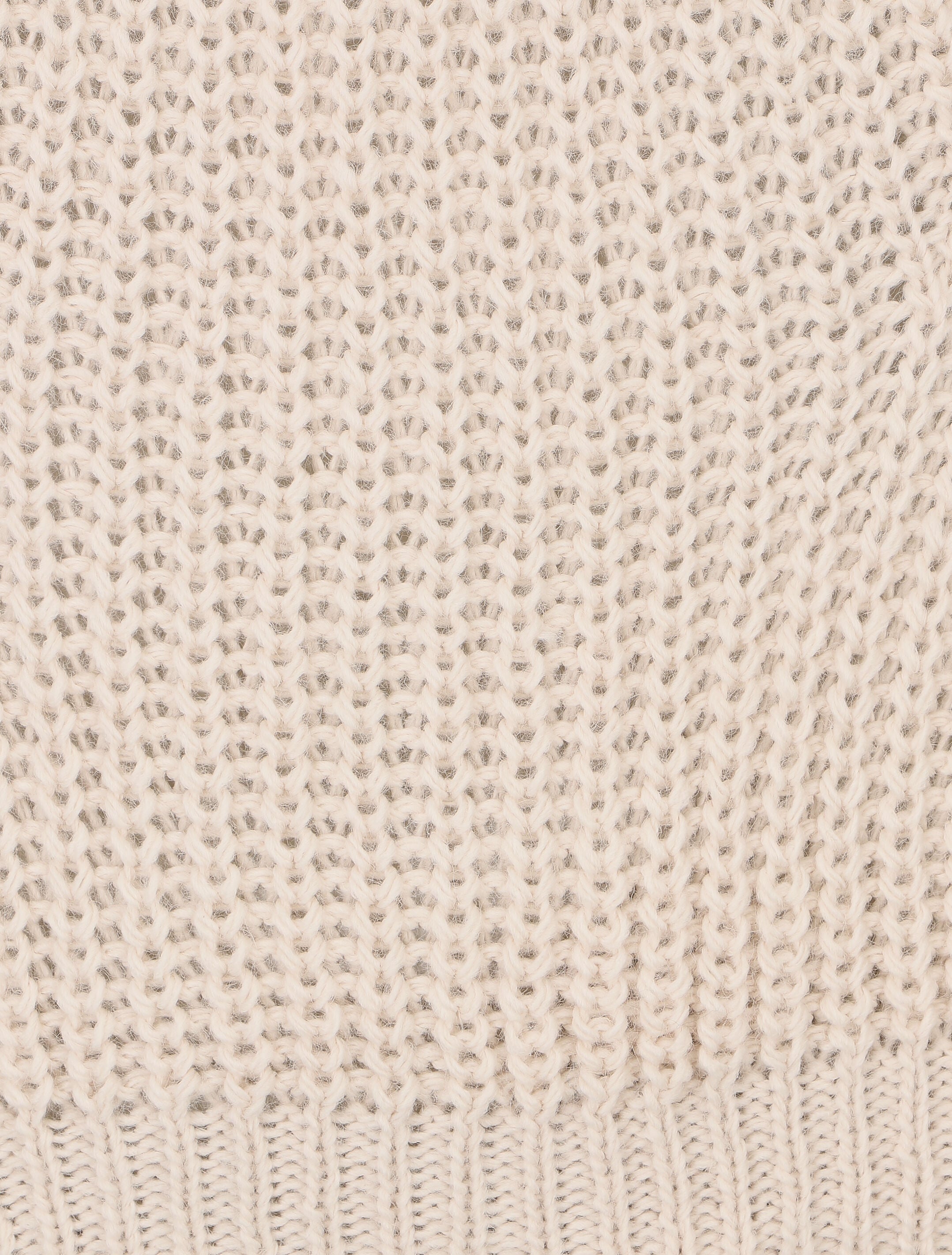 Pull loose à col bateau - Beige - 3