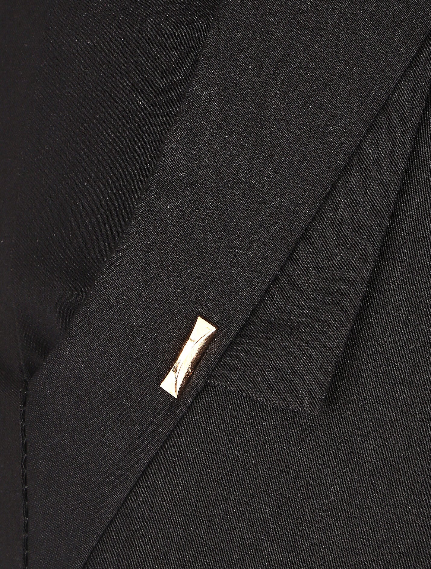Pantalon droit à poches fantaisies - Noir - 3