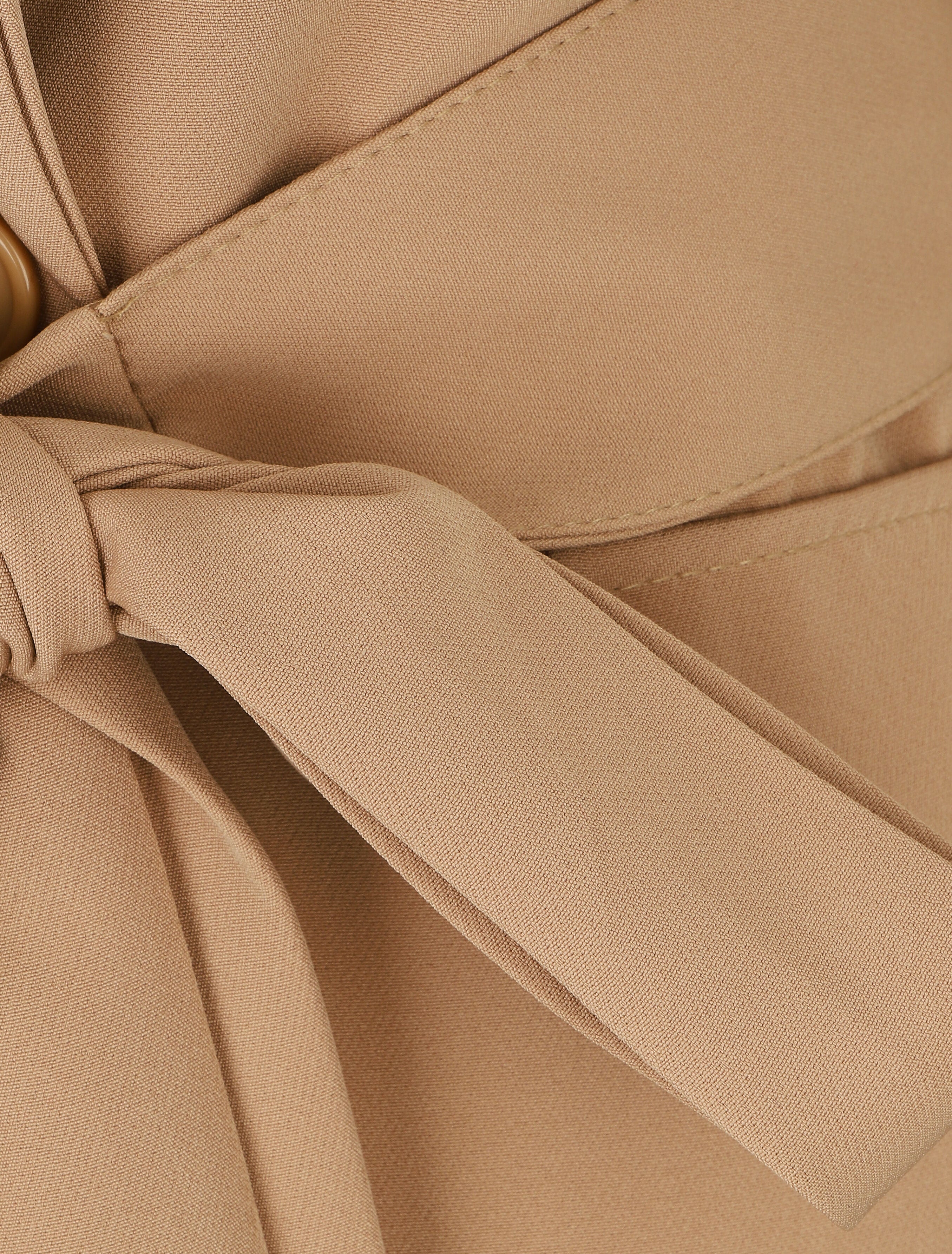 Blazer oversize ceinturé - Camel - 3