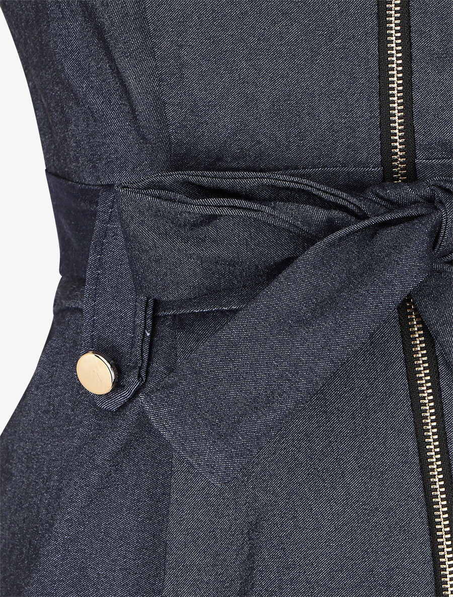 Robe droite effet jean - Bleu - 3