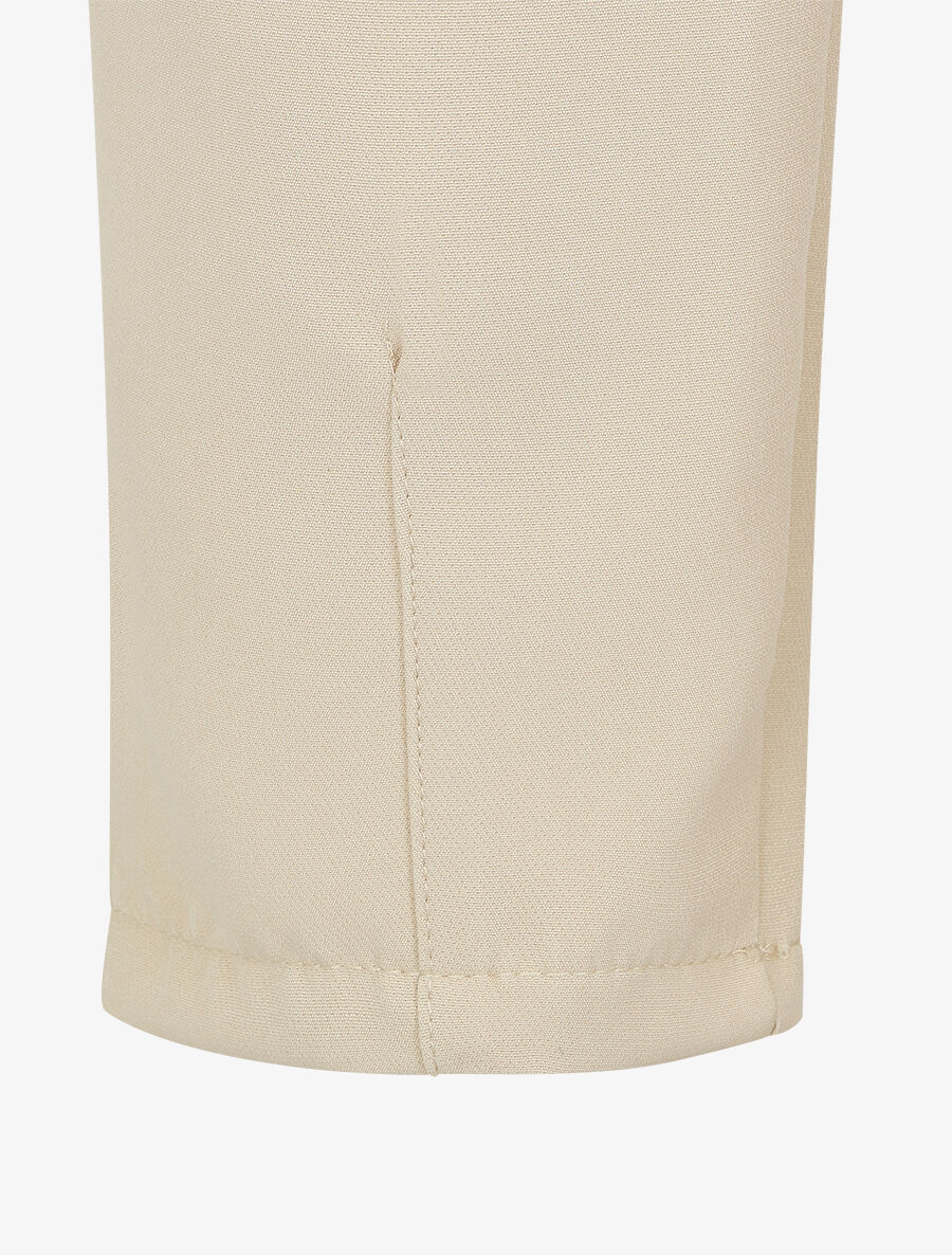 Pantalon cargo taille haute - Beige - 3
