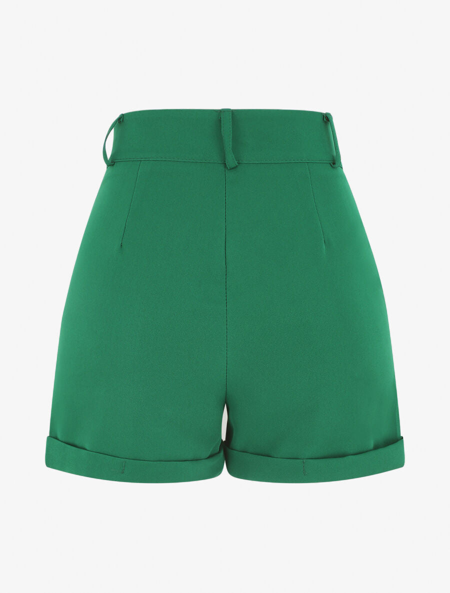 Short à pont taille haute - Vert - 2