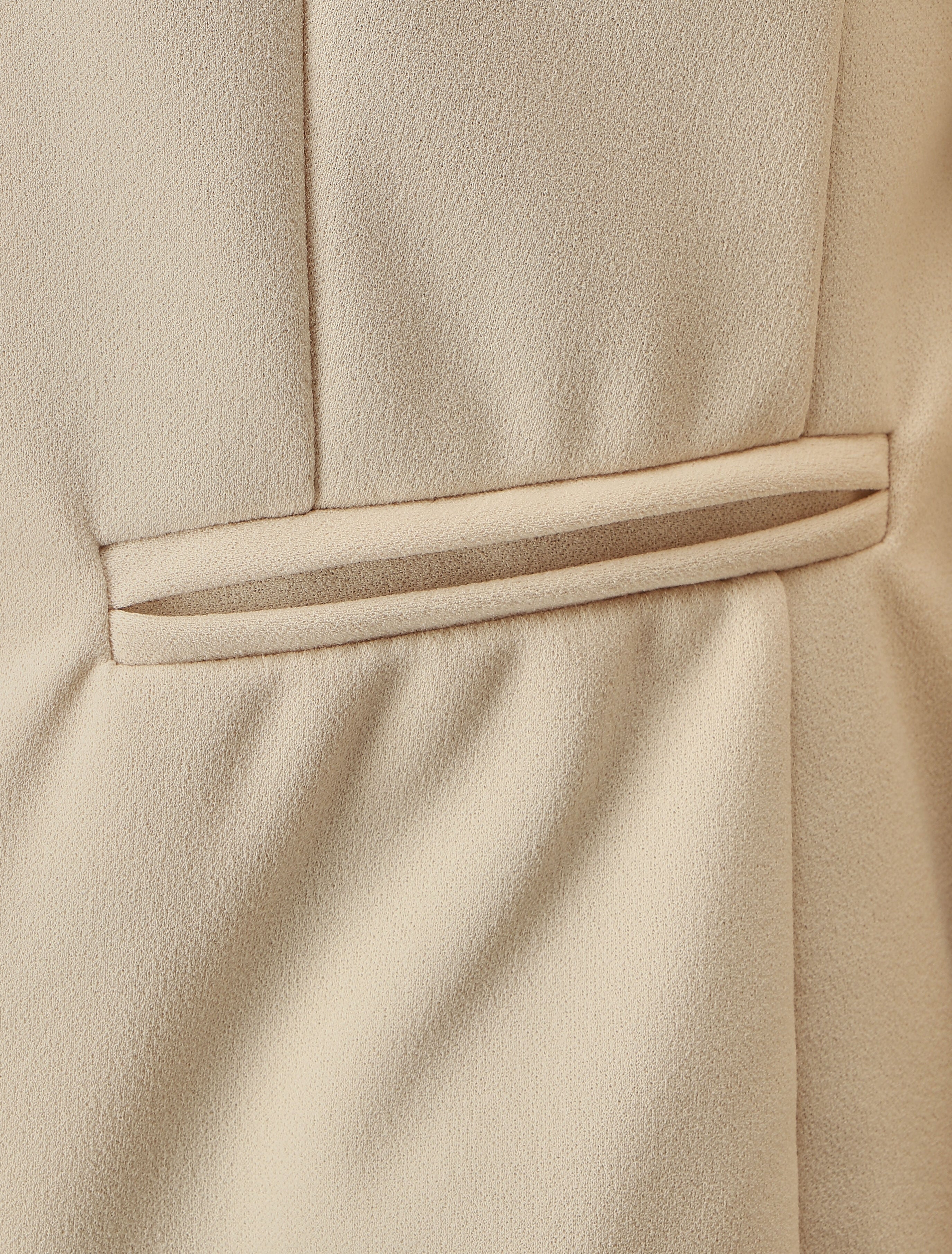 Blazer manches à revers imprimé - Beige - 3