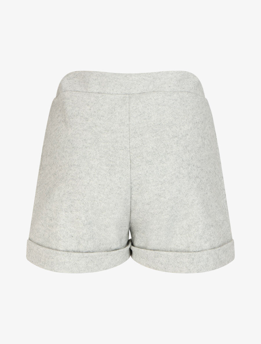 Short droit taille haute - Gris clair - 2
