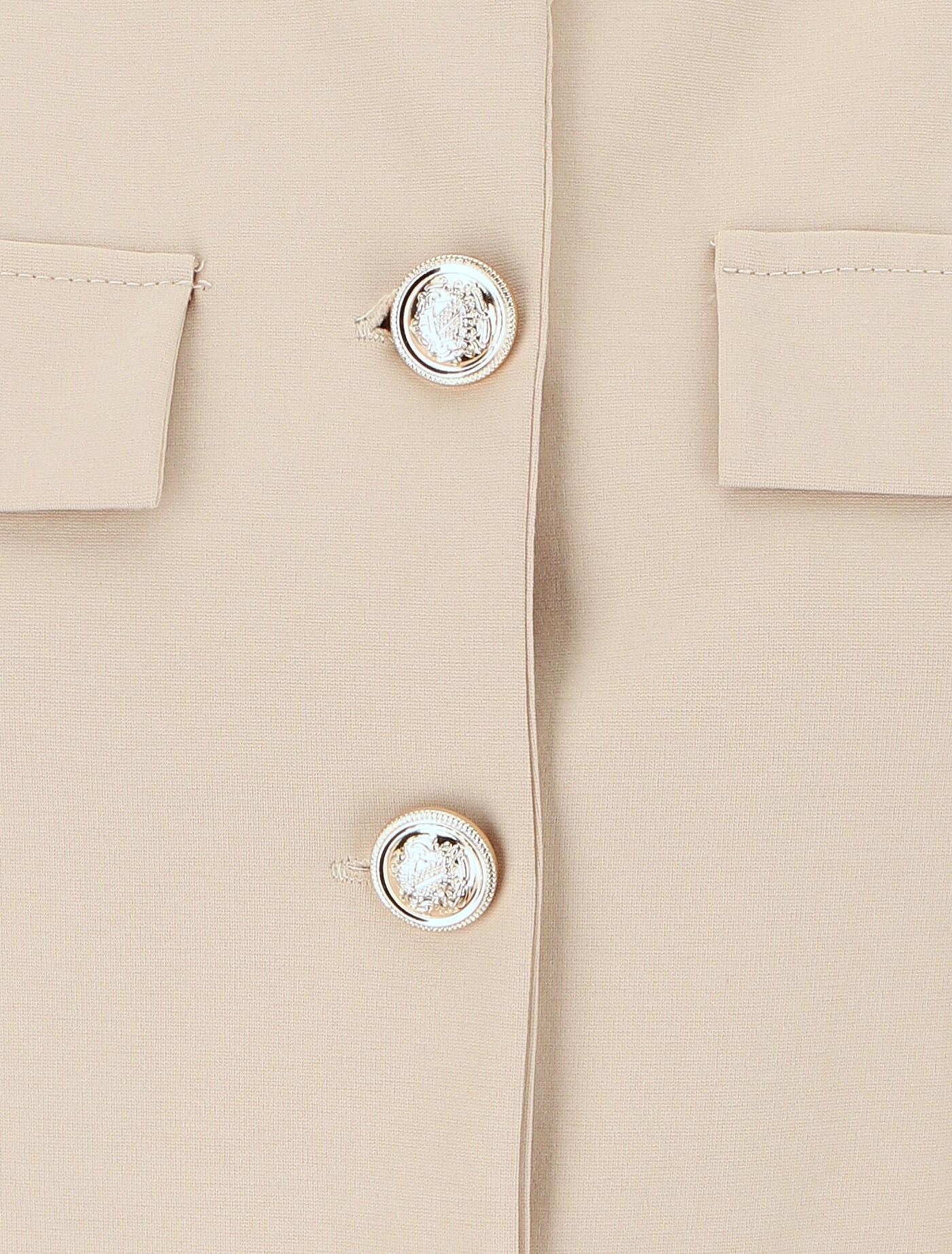 Veste courte boutonnée - Beige - 3