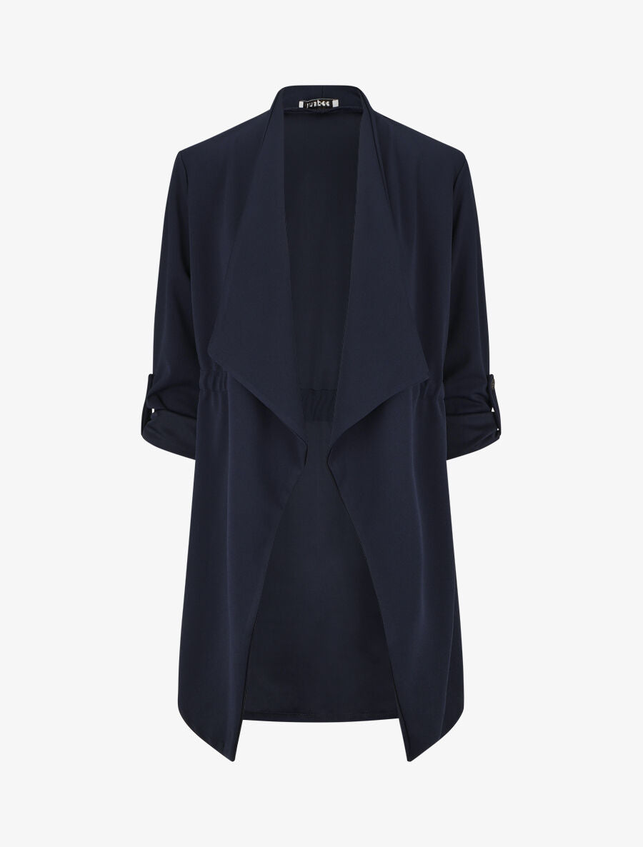 Veste légère à manches retroussables - Marine - 4