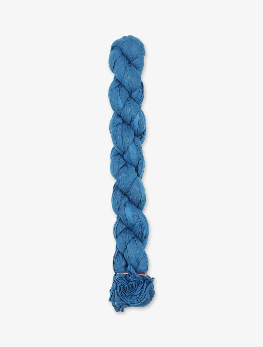 Foulard en coton effet froissé - Bleu roi - 2