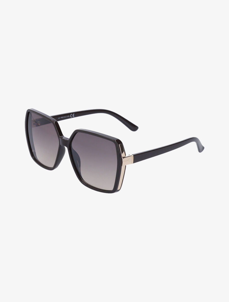 Lunettes de soleil carrés oversize - Marron - 1