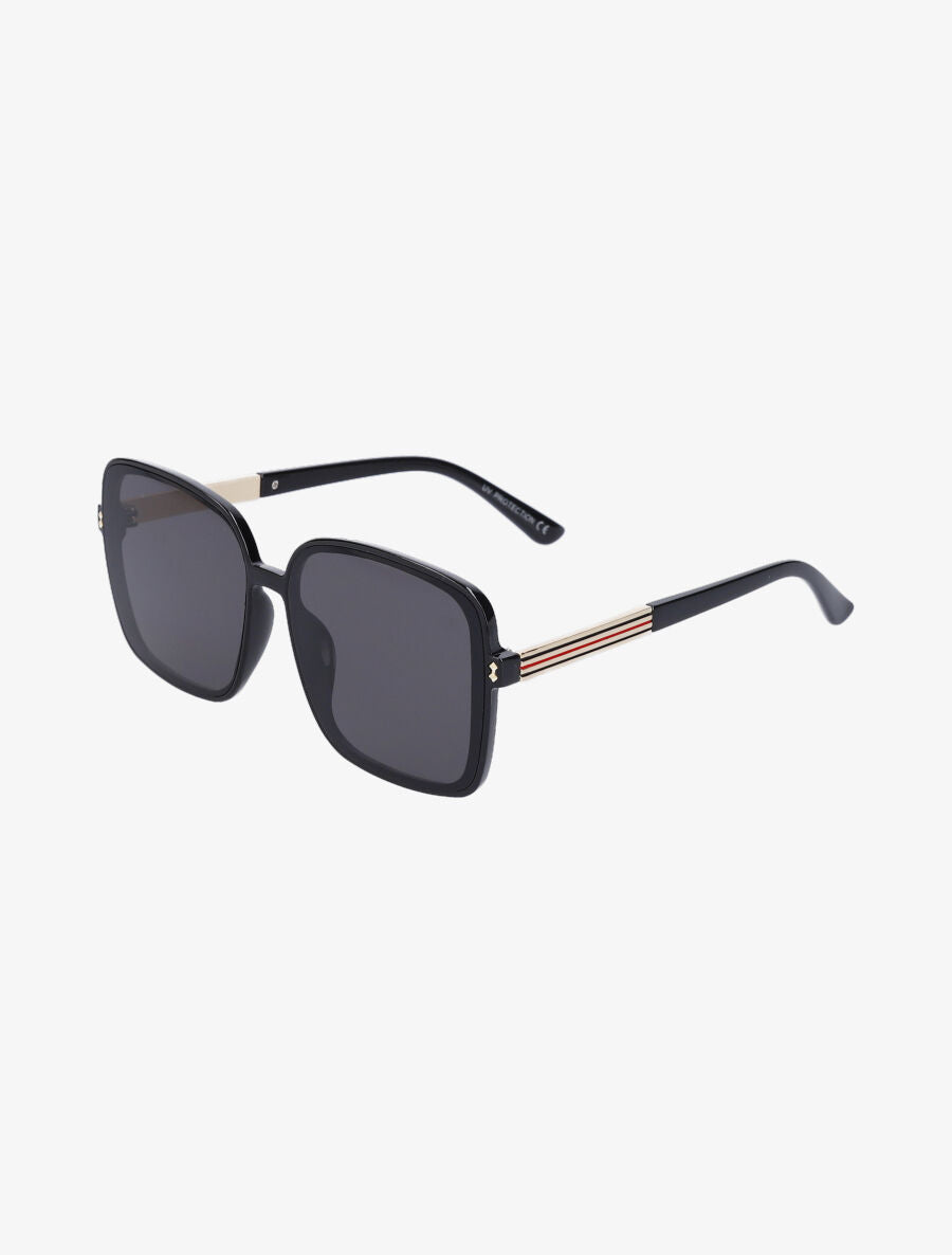 Lunettes de soleil carrés oversize - Noir - 2