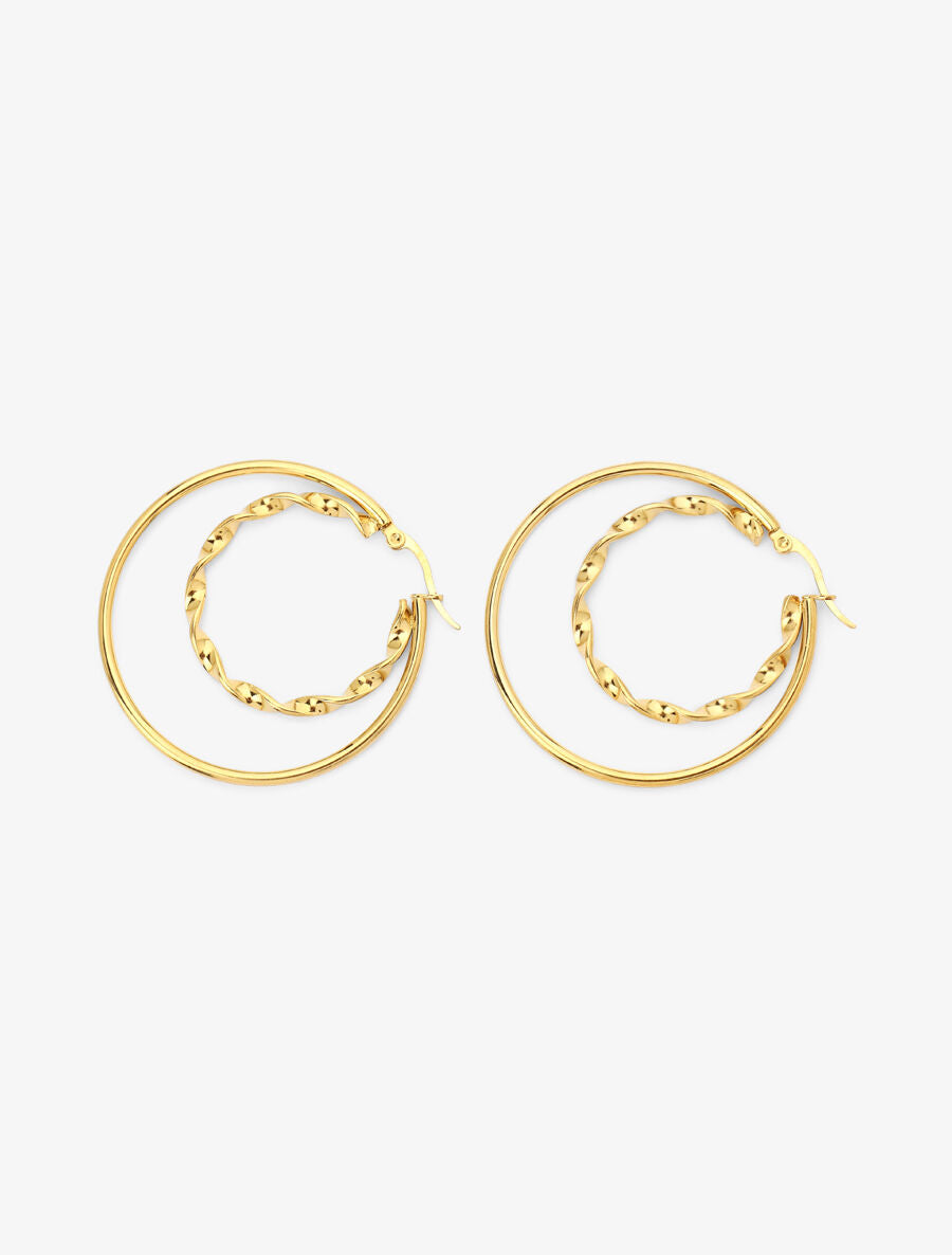 Double créoles - Or - 2