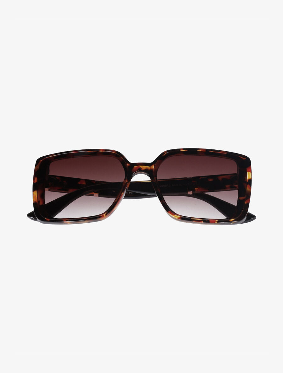 Lunettes de soleil carrés - Léopard - 2