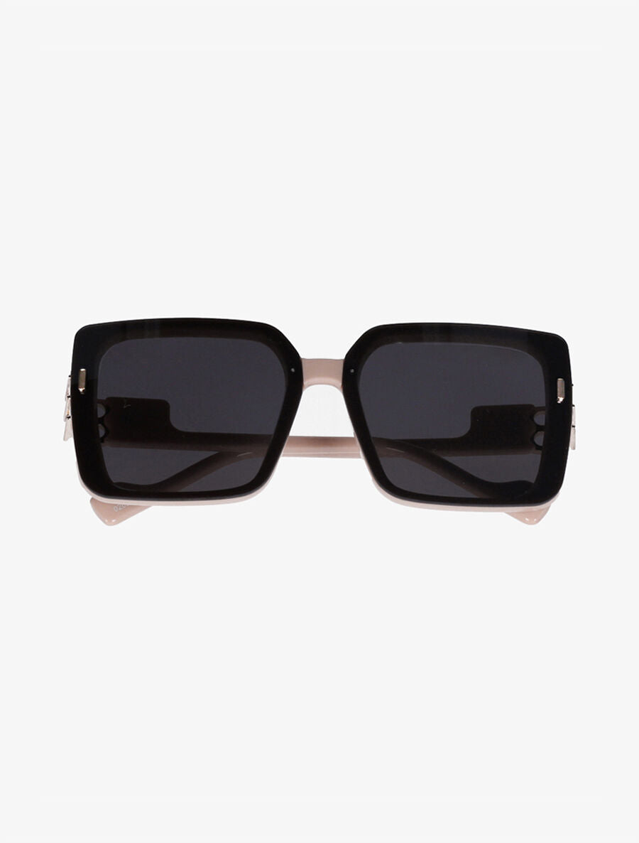 Lunettes de soleil carrées - Rose - 2