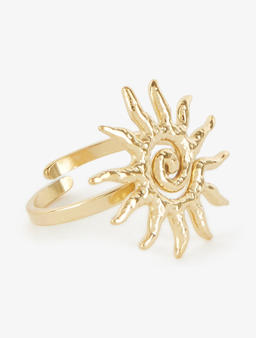 Bague soleil ajustable - Or - 2