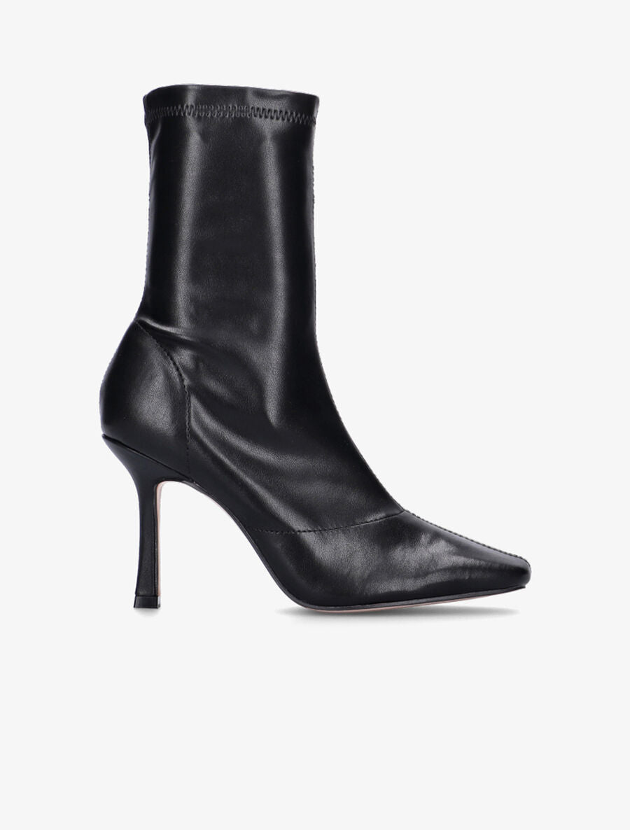 Bottines souples à bouts carrés - Noir - 1
