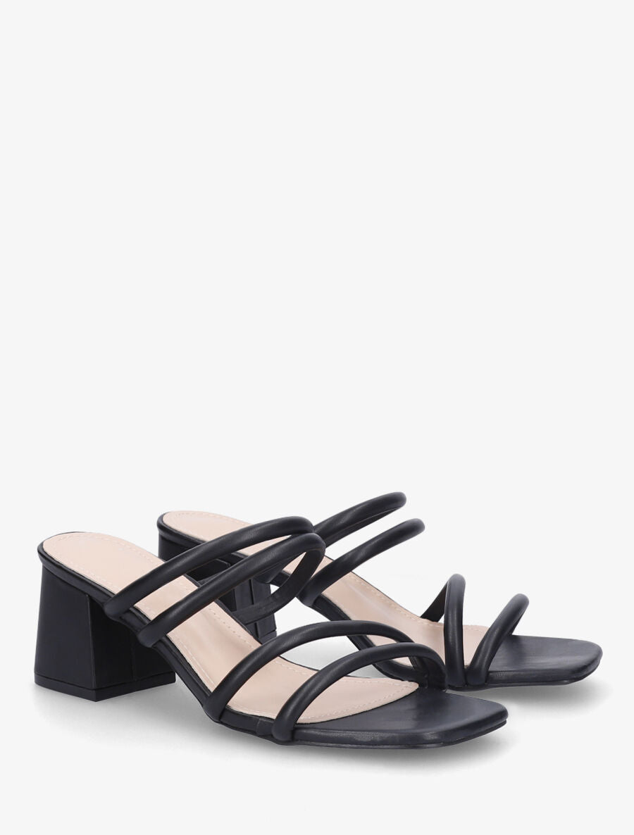 Mules à talon et multibrides - Noir - 4