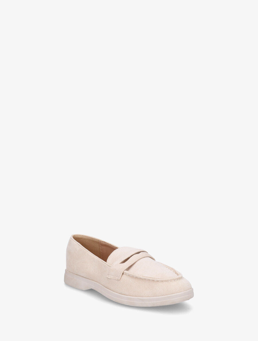Mocassins en suédine - Beige - 2