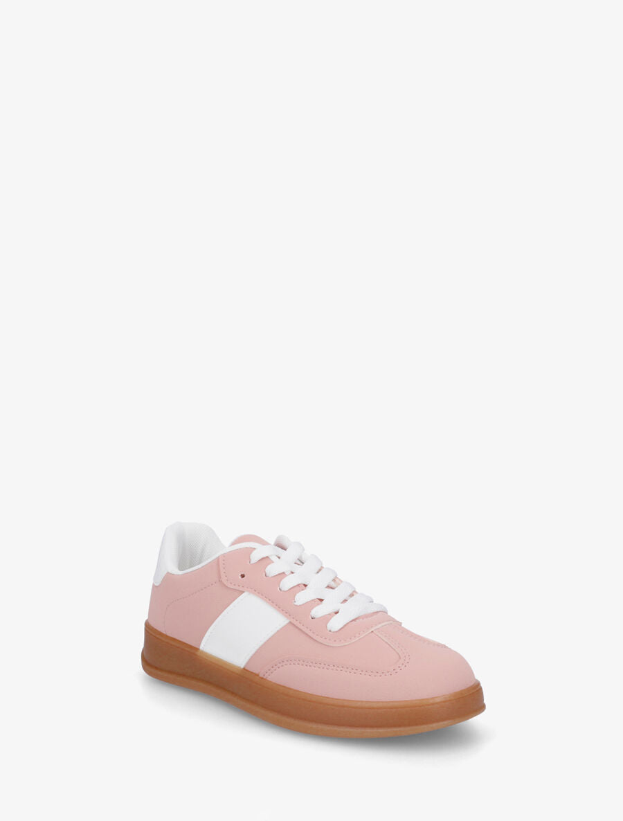 Baskets classiques en simili - Rose - 2
