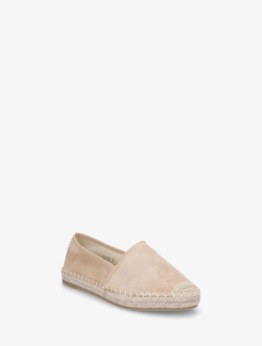 Espadrilles plates en suédine - Taupe - 2