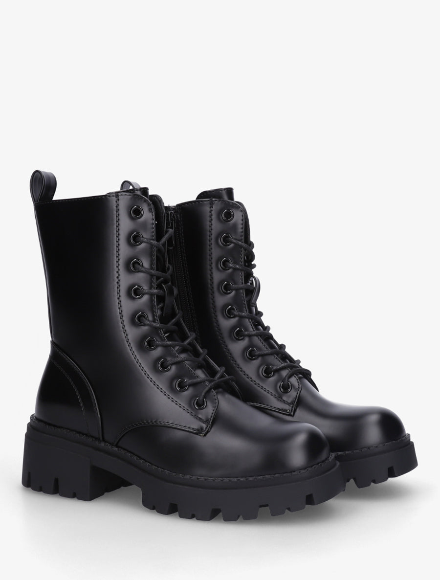 Bottines à lacets - Noir - 4
