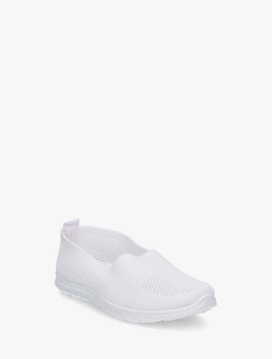 Slip-on en maille - Blanc - 2