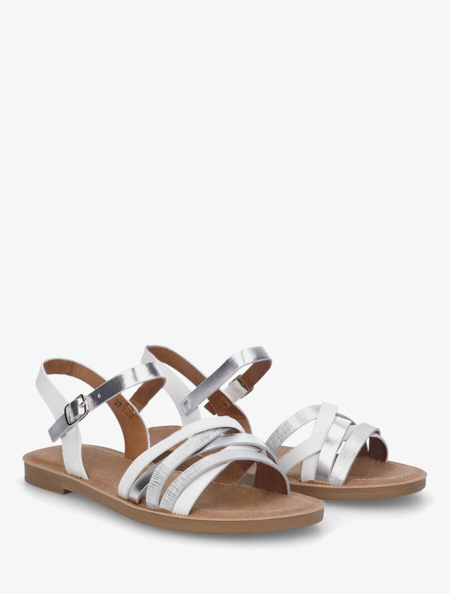 Nu-pieds fantaisies multibrides - Blanc - 4