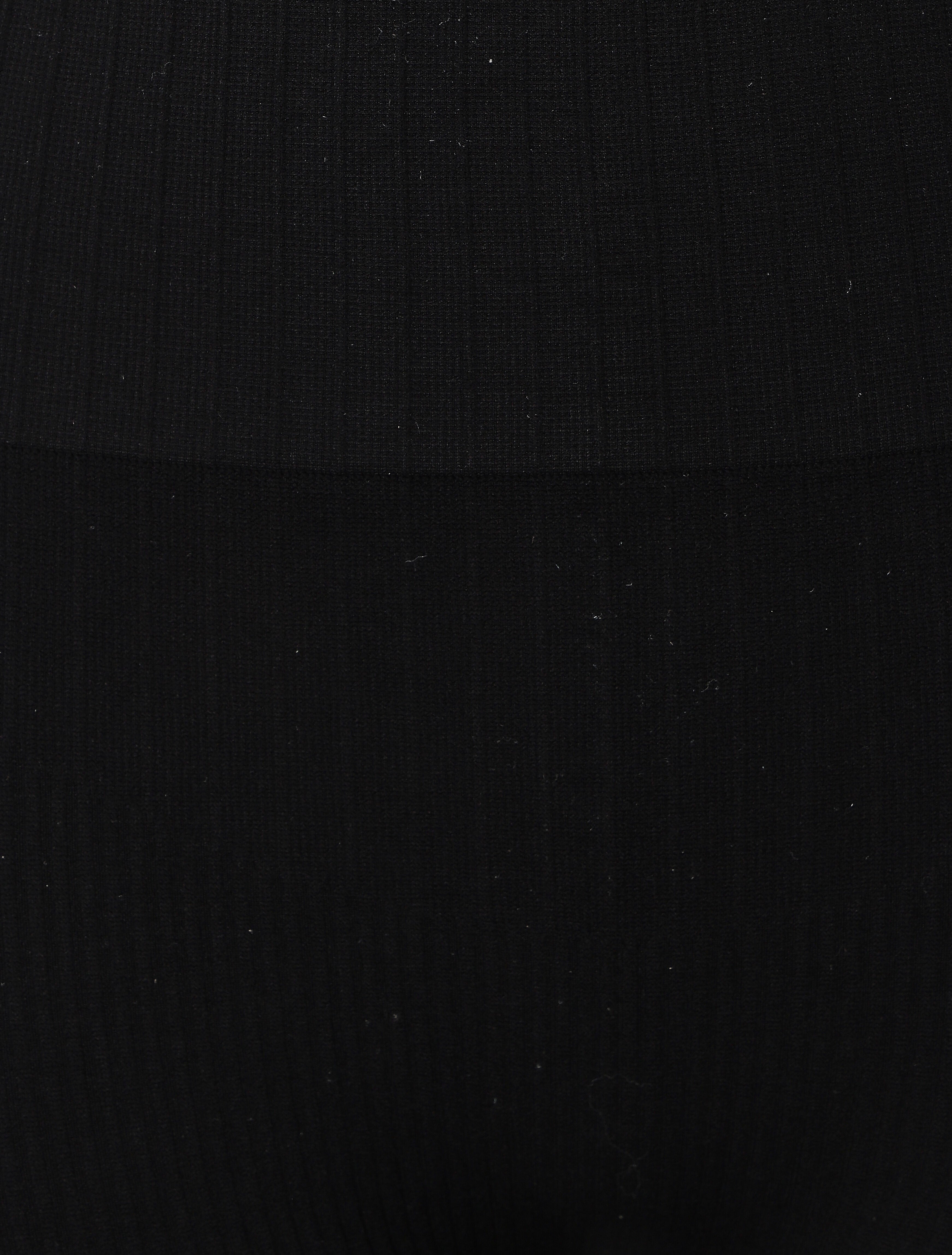 Cycliste côtelé à taille haute - Noir - 3