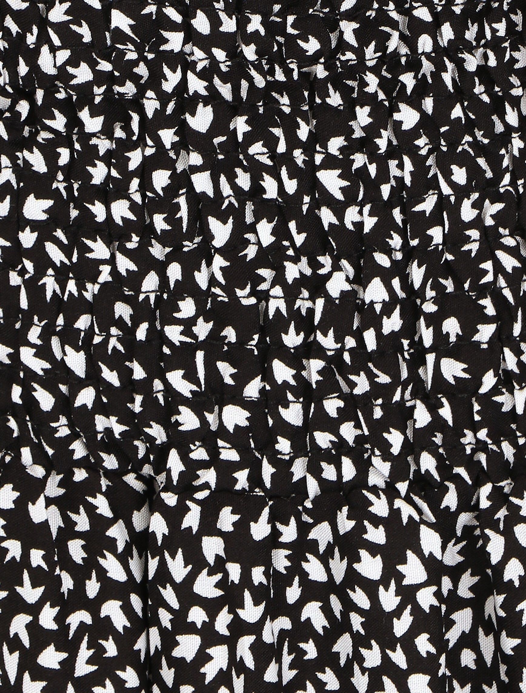 Robe longue à bretelles imprimé tulipe - Noir - 3