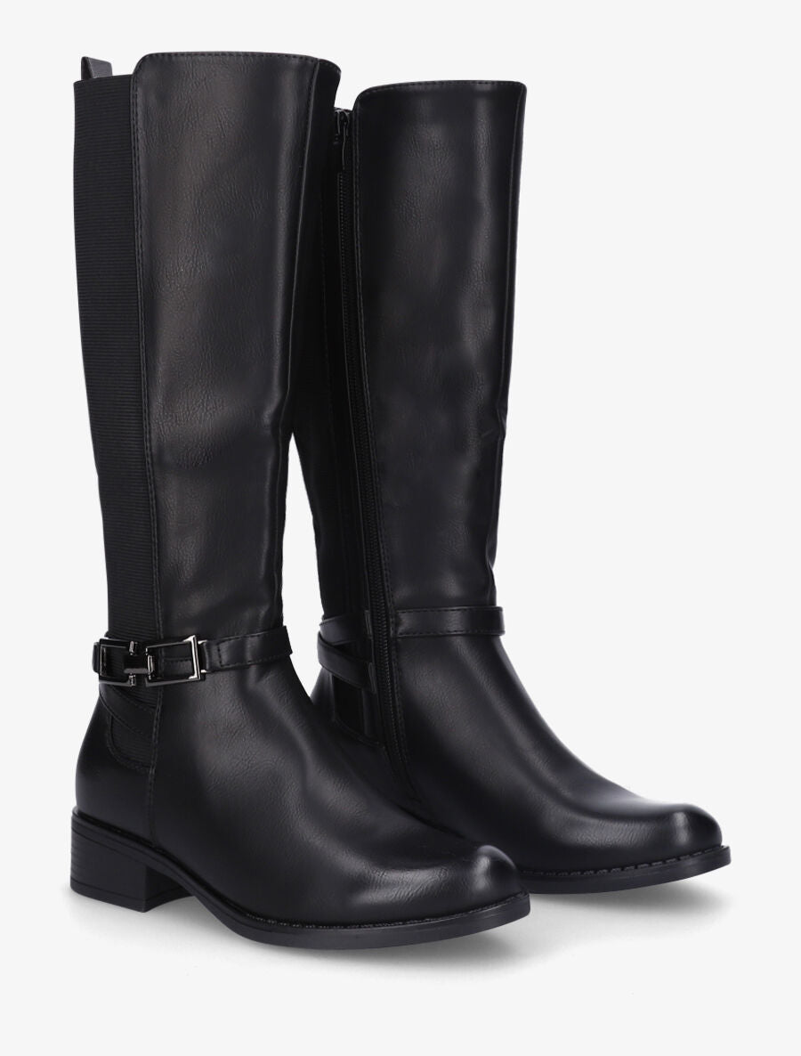 Bottes classiques élastiquées - Noir - 4
