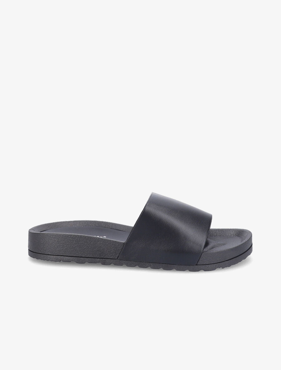 Claquettes classiques en simili - Noir - 2