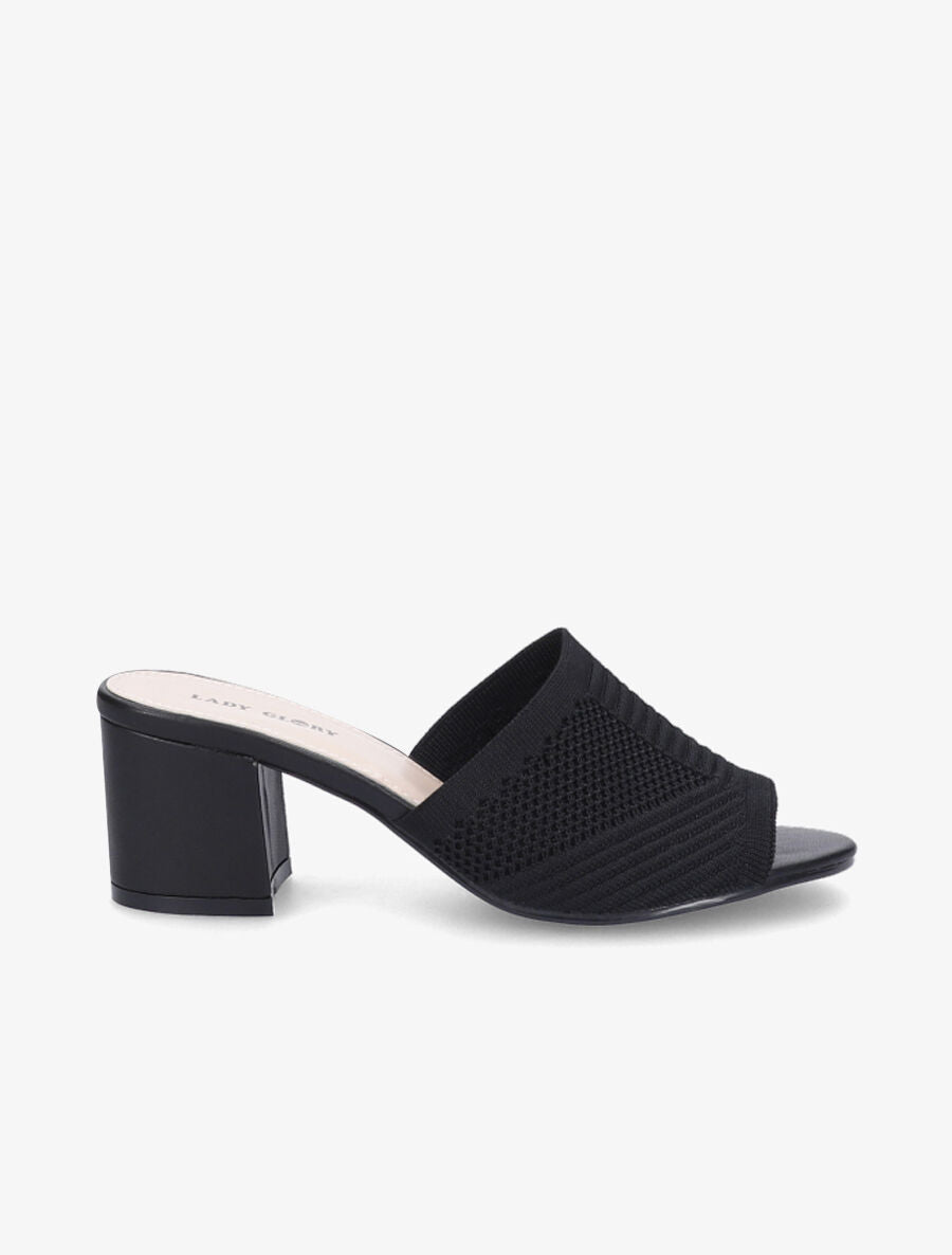 Mules en mesh - Noir - 5