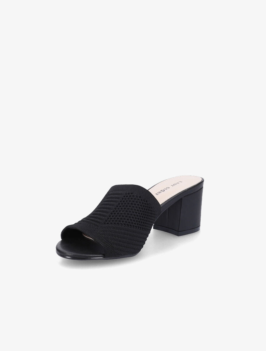 Mules en mesh - Noir - 3
