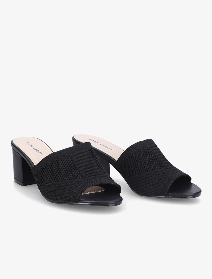 Mules en mesh - Noir - 4