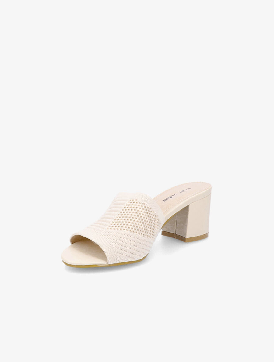 Mules en mesh - Beige - 3