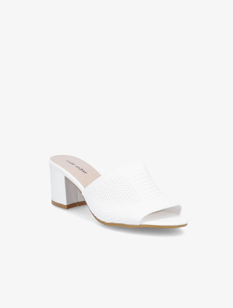 Mules en mesh - Blanc - 2